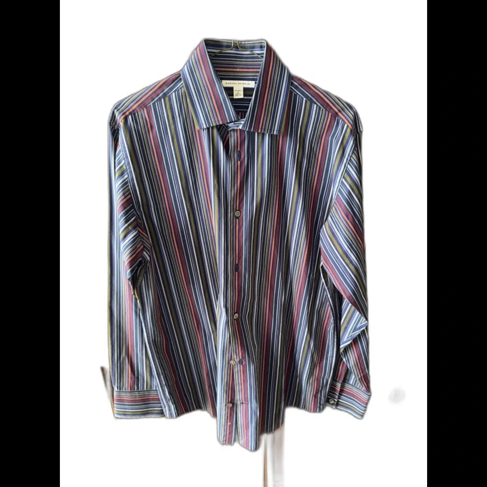 Banana‎ Republic Men’s Large Button Down Shirt Multicolor